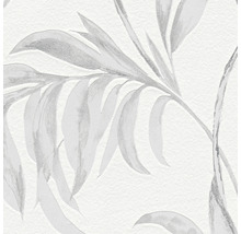 Vliestapete 37830-2 Attractive Blätterranke grau weiß-thumb-4