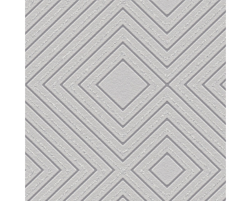 Strukturtapete mit geometrischem Rautenmuster