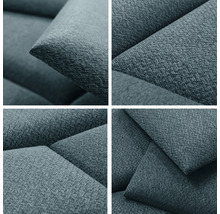 Wandkissen Salva grünblau Gewebte-Optik 30 x 60 cm