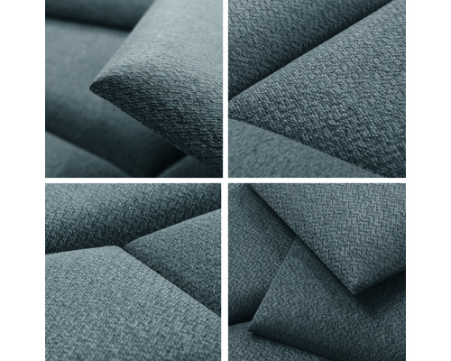 Detailansicht eines Möbelstücks mit Stoffbezug