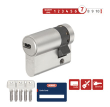 ABUS Wendeschlüssel-Zylinder mit Schlüssel, Code Karte und Sicherheitsstufe 7
