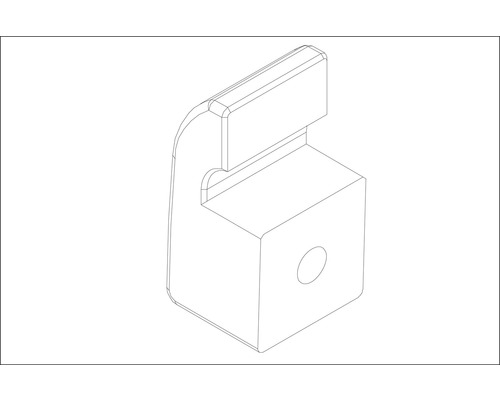 Einzelner Haken zur Befestigung