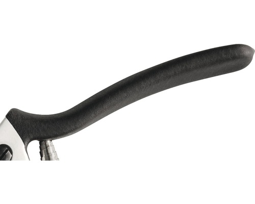 Detailaufnahme des Griffs einer Rohrzange