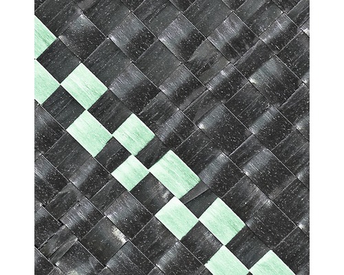 Geflochtene Oberfläche mit Dekorstreifen