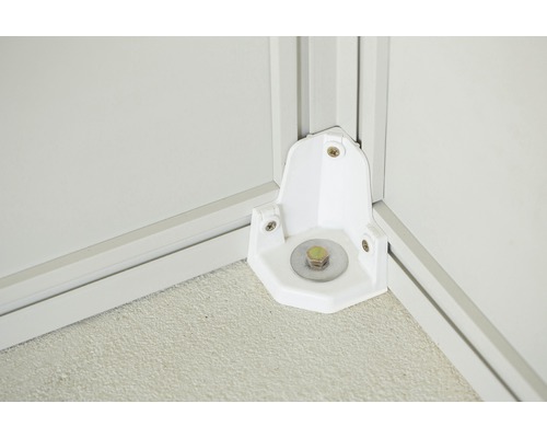 Detailansicht einer Eckverbindung mit Schrauben