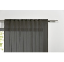 Vorhang mit Gardinenband pure grau 135x245 cm