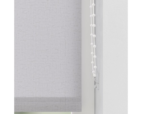 Textilrollo mit Kettenzug zur Fensterdekoration und zum Sonnenschutz