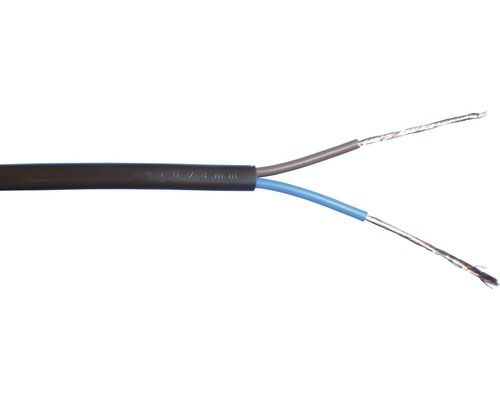 PVC-Schlauchleitung Flach 2x0,75mm², 15 M, Weiß – Für Haushaltsgeräte Bis 300 V