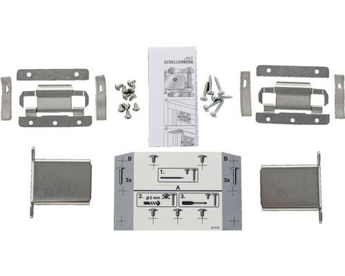 Schellenberg Rollladen-Aufhängefeder-Set mit Schrauben und Montageanleitung