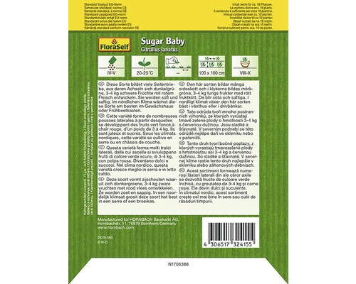 Samenpackung Sugar Baby Wassermelone