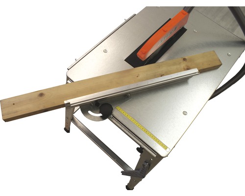 Tischkreissäge mit Werkstückauflage
