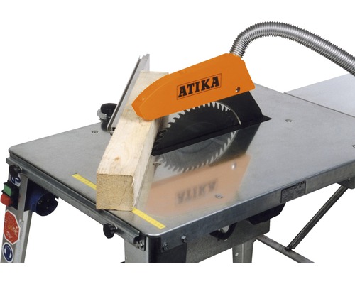 Atika Tischkreissäge mit Holzwerkstück