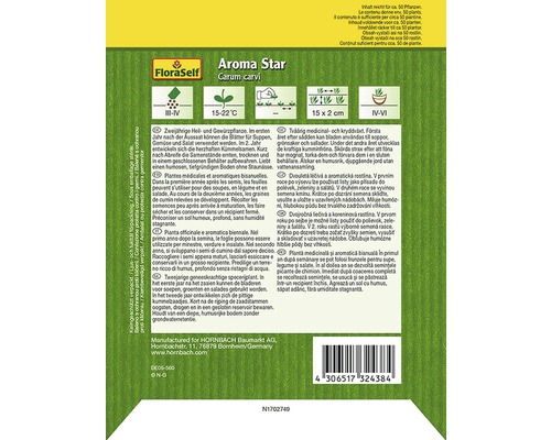 FloraSelf Aroma Star Kümmelsamenpackung