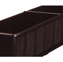 Blumenkasten geli Standard Kunststoff 100x17x14 cm braun