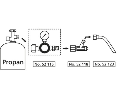 Propan-Regler 1,5 Kg Mit PN16-Anschluss – Für Gasflaschen, Nur Vom Fachmann Installieren!