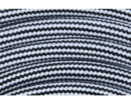 Textilkabel im Zickzackmuster