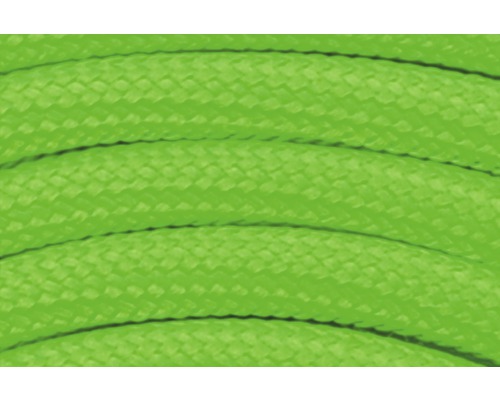 Nahaufnahme eines grünen Kletterseils