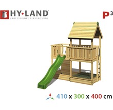 Hy-Land P3 Spielplatz mit Rutsche, Sandkasten und Spielhaus