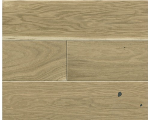 Nahaufnahme von hellem Eichenparkett