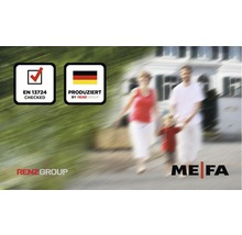 MEFA Briefkasten Edelstahl/gebürstet BxHxT 315/525/155 mm Journal 632 Edelstahl Entnahme vorne-thumb-2