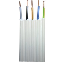 Flachleitung mit fünfadriger Litze
