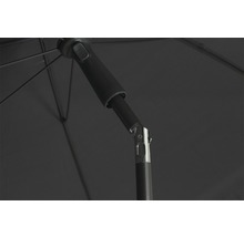 Detailaufnahme eines Sonnenschirms mit verstellbarem Gelenk