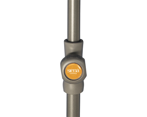 Detailansicht eines Gartenstocks mit Siena Garden Logo