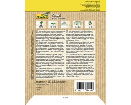 Salbei Krautersamenpackung