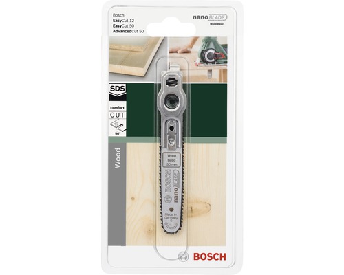 Bosch NanoBlade Sägeblatt für Holz, geeignet für EasyCut 12, EasyCut 50 und AdvancedCut 50
