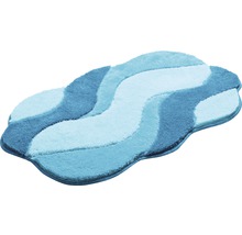 Badteppich Grund Carmen 80 x 140 cm blau