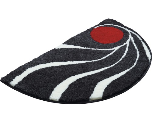 Halbrund Teppich mit abstraktem Muster für den Innenbereich