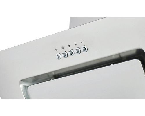 Edelstahl Dunstabzugshaube mit Bedienelementen