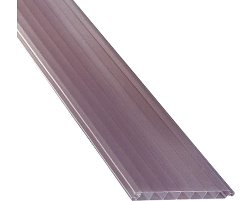 PVC Hohlkammerpaneel mit Nut und Feder bronze 3000 mm x 200 mm x 16 mm Kunststoff-Hohlkammerplatte für Bauprojekte