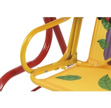 Kinder-Hollywoodschaukel Siena Garden 77 x 117 x 107 cm Textilgewebe 2-Sitzer rot-thumb-9