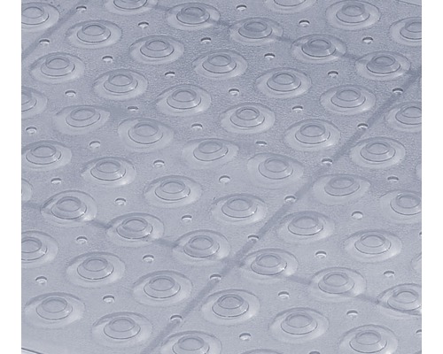 Detailansicht einer transparenten Poolabdeckung mit Noppen