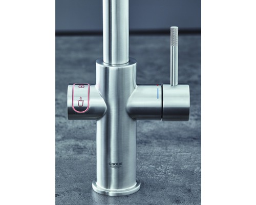 Grohe Logo auf einer Küchenarmatur