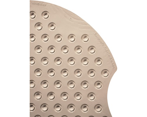Detailaufnahme einer Duschmatte mit Saugnäpfen