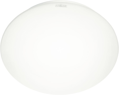 Steinel LED Deckenleuchte IP44 9,3W 918 lm 3000 K Ø 25,5 cm RS 16 LED Glas weiß Weiße Deckenleuchte mit Steinel Logo