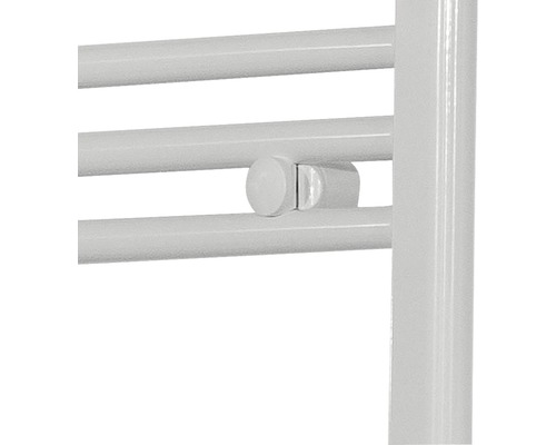 Detailansicht eines Heizkörperthermostats an einem Heizkörper