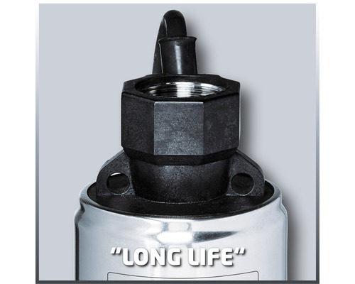 Detailaufnahme einer Pumpe mit Gewindeanschluss