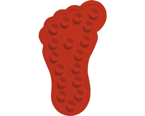 Fußbadewanneneinsatz in Fußform mit Noppen