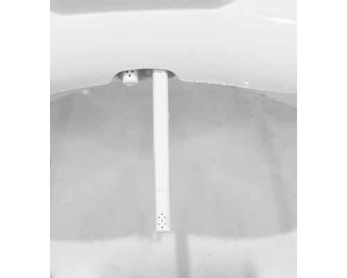 Detailansicht einer Bidetdüse in einer Toilette