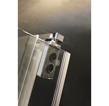 Drehtür für Seitenwand Breuer Europa Design 100 cm Anschlag links Klarglas Profilfarbe chrom-thumb-3