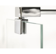 Seitenwand für Drehtür Breuer Europa Design 90 cm Anschlag rechts Klarglas Profilfarbe chrom-thumb-3