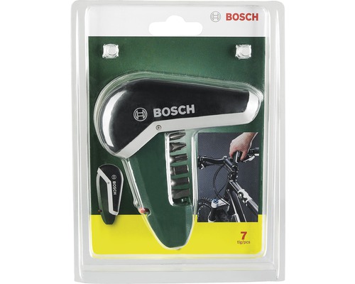 Bosch Logo 7-teiliges Fahrradwerkzeug Set in Verpackung