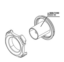 Abdeckung und Schlauchanschluss JBL ProFlow u800/1100-thumb-1