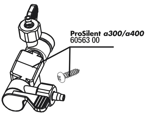 ProSilent a300 a400 Einzelteil mit Schraube