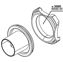 Abdeckung und Schlauchanschluss JBL ProFlow (u) 2000