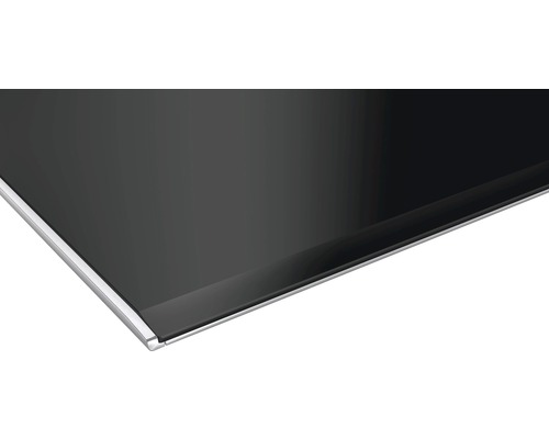 Glaskeramikkochfeld mit Edelstahlrahmen