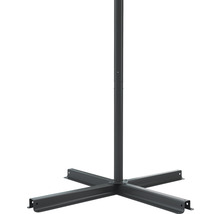 Ampelschirm SOLUNA Lyon 250 x 250 cm dunkelgrau mit UV-Schutz 80, wasserabweisende Polyesterbespannung, leichte Aufspannung per Kurbel, Dreh und Neigfunktion
